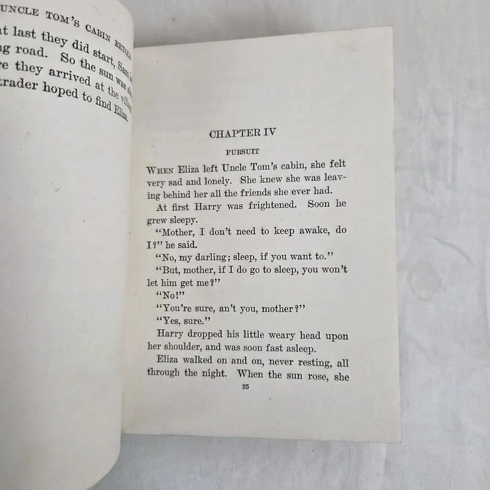 Uncle Toms Cabin Retold for Children 1914 Illustrated Hardcover Beecher Stowe